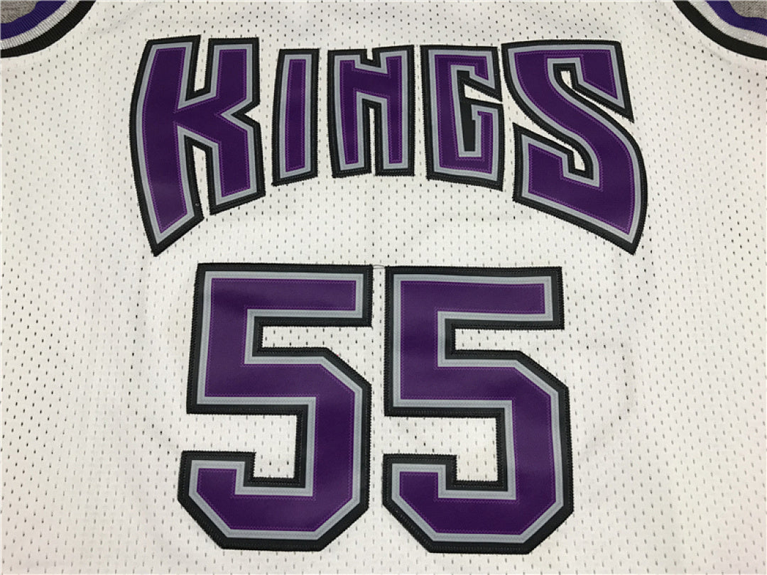 Jason Chandler Williams #55 Sacramento Kings 1998-99White Throwback Embroidered Jersey