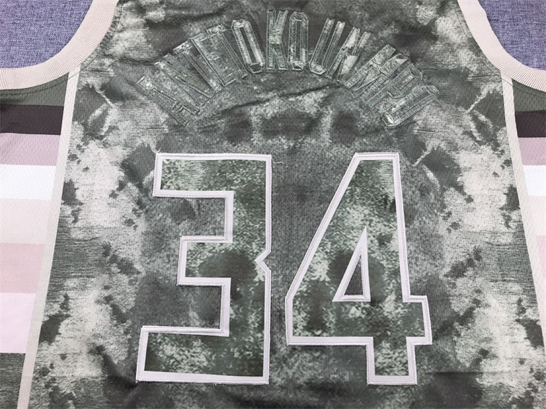 Giannis Antetokounmpo# 34 Select Edition  Embroidered Jersey