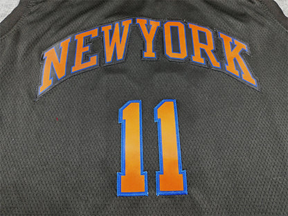 Jalen Brunson#11 New York Knicks 2026 Black Statement Edition  Embroidered Jersey