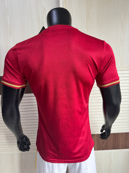 Bayern red 125th anniversary commemorative edition player version jersey