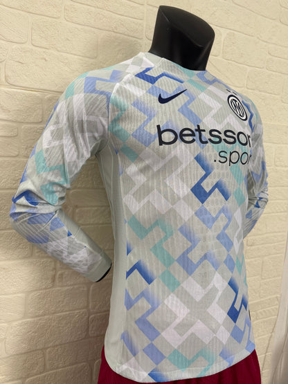 2025-26 Inter Milan Away Long Sleeve Player Version Jersey
