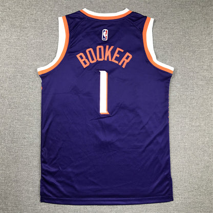 Youth Devin Booker Phoenix Suns #1 City Edition Swingman Embroidered Jersey