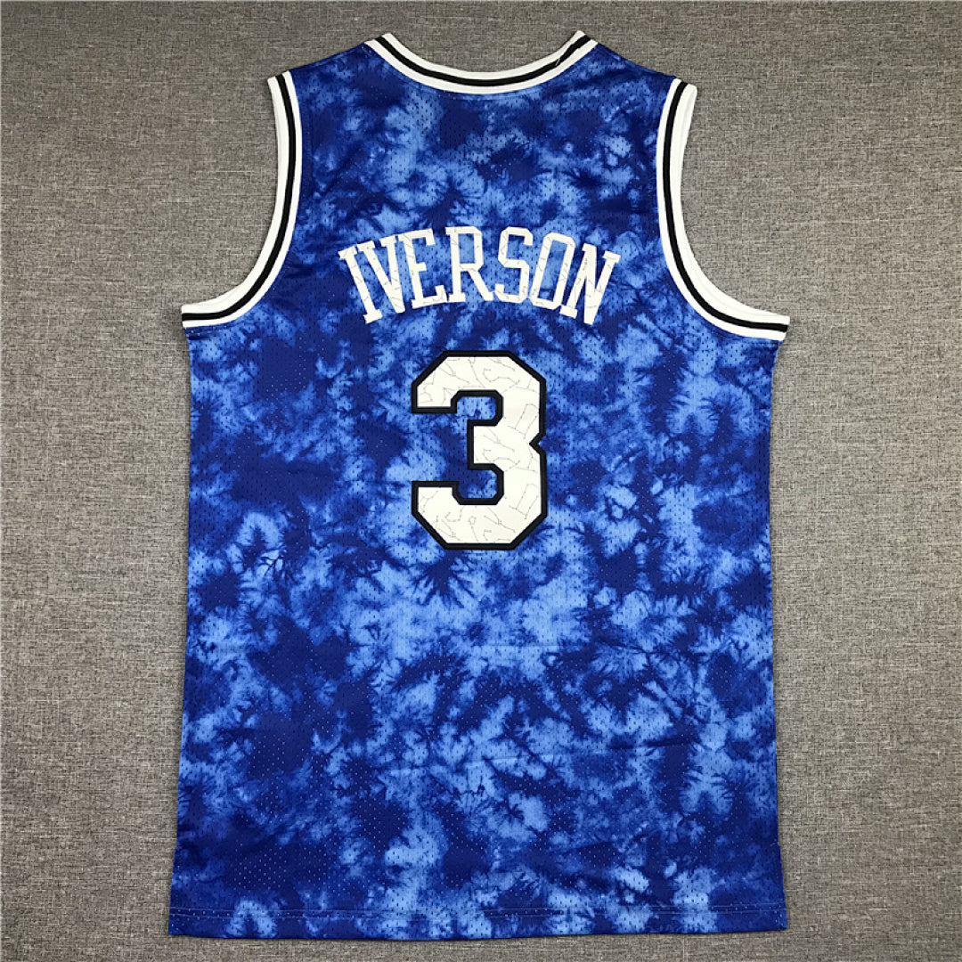 Allen Ezail Iverson #3 Constellation Edition  Embroidered Jersey