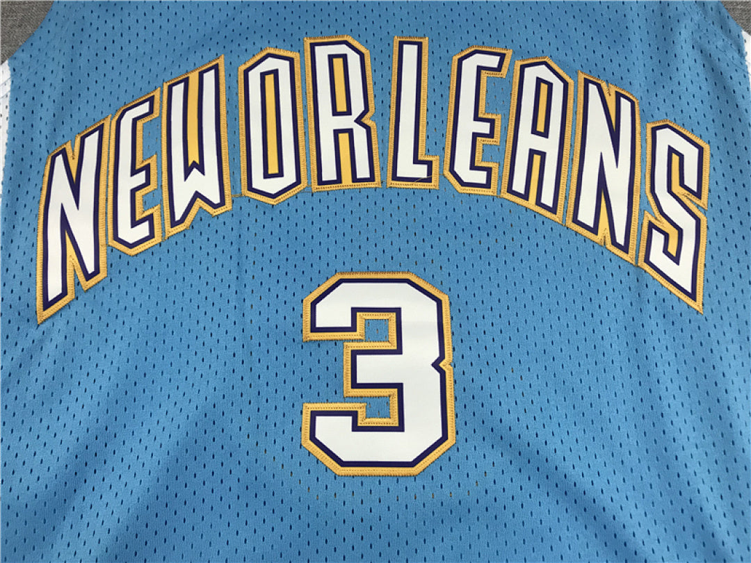 New Orleans Hornets Road Chris Paul #3 2005-06 Throwback - Embroidered Jersey