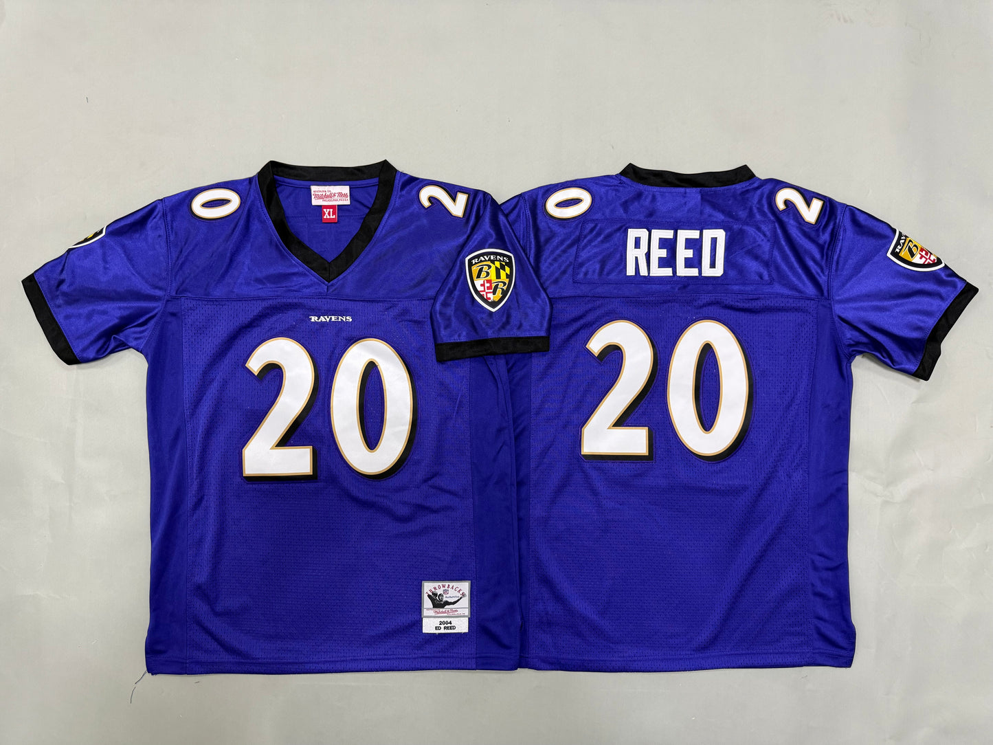 Youth Ed Reed Baltimore Ravens #20 Retro Embroidered Jersey