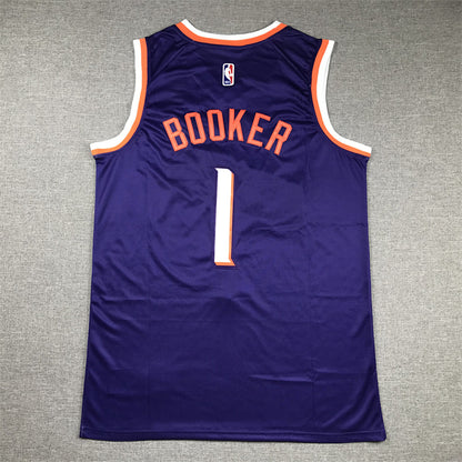Devin Booker #1 Phoenix Suns 2024 City Edition Swingman Embroidered Jersey