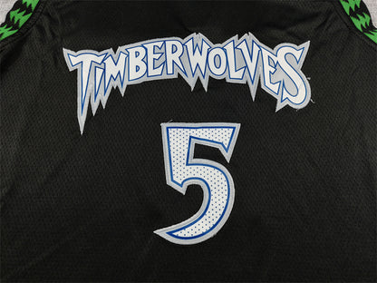 Anthony Edwards #5 Minnesota Timberwolves 2026 Black City Edition Swingman Embroidered Jersey