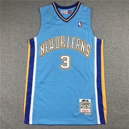New Orleans Hornets Road Chris Paul #3 2005-06 Throwback - Embroidered Jersey