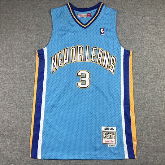 New Orleans Hornets Road Chris Paul #3 2005-06 Throwback - Embroidered Jersey