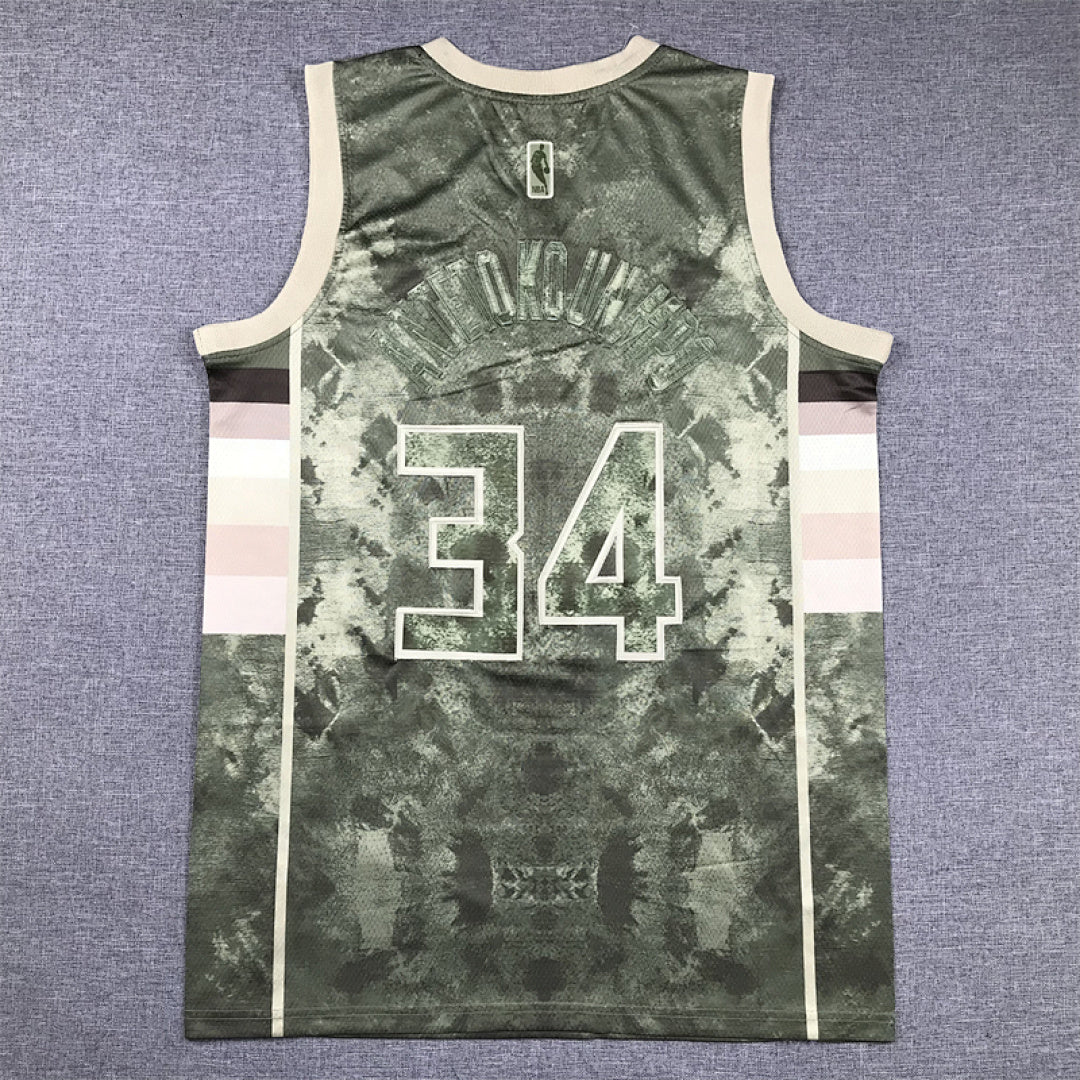 Giannis Antetokounmpo# 34 Select Edition  Embroidered Jersey