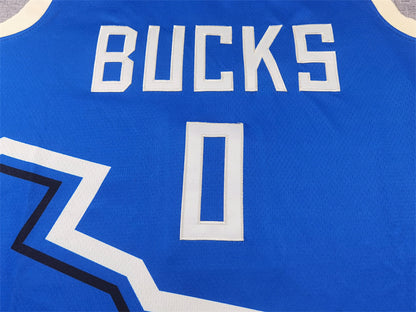 Damian Lillard# 0 Milwaukee Bucks 2025 City Edition Swingman Embroidered Jersey