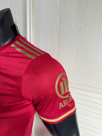 Bayern red 125th anniversary commemorative edition player version jersey