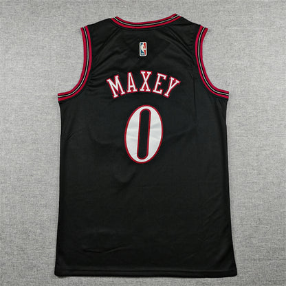 Tyrese Maxey #0 Philadelphia 76ers  City Edition Swingman Embroidered Jersey