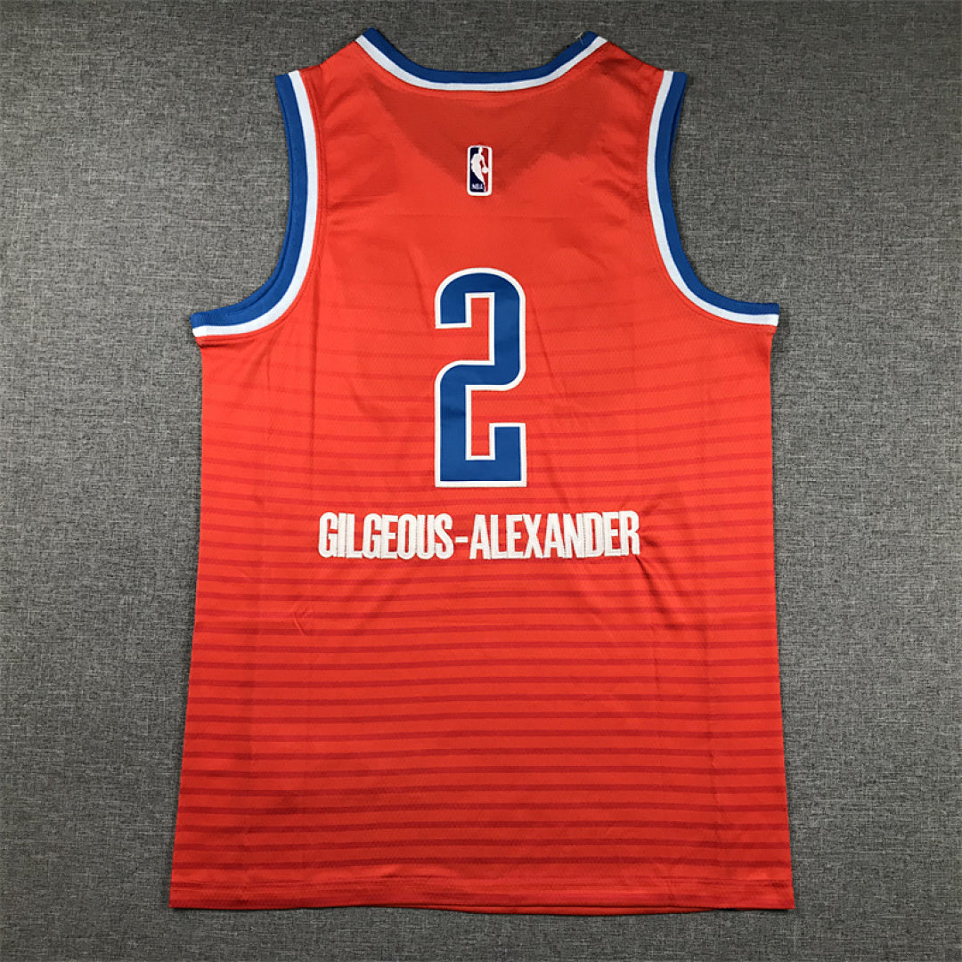 Shai Gilgeous-Alexander#2  Statement Edition  Embroidered Jersey