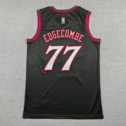 V. J. Edgecombe #77 Philadelphia 76ers 2026 Black City Edition Swingman Embroidered Jersey