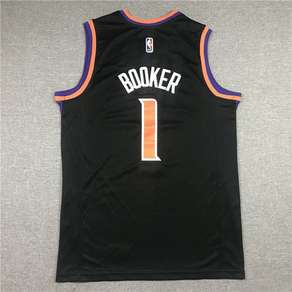 Devin Booker #1 Phoenix Suns  Black City Edition Swingman Embroidered Jersey