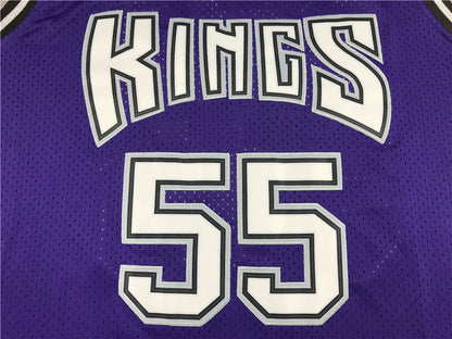 Jason Chandler Williams #55 Sacramento Kings 2000-01 Throwback Purple Embroidered Jersey