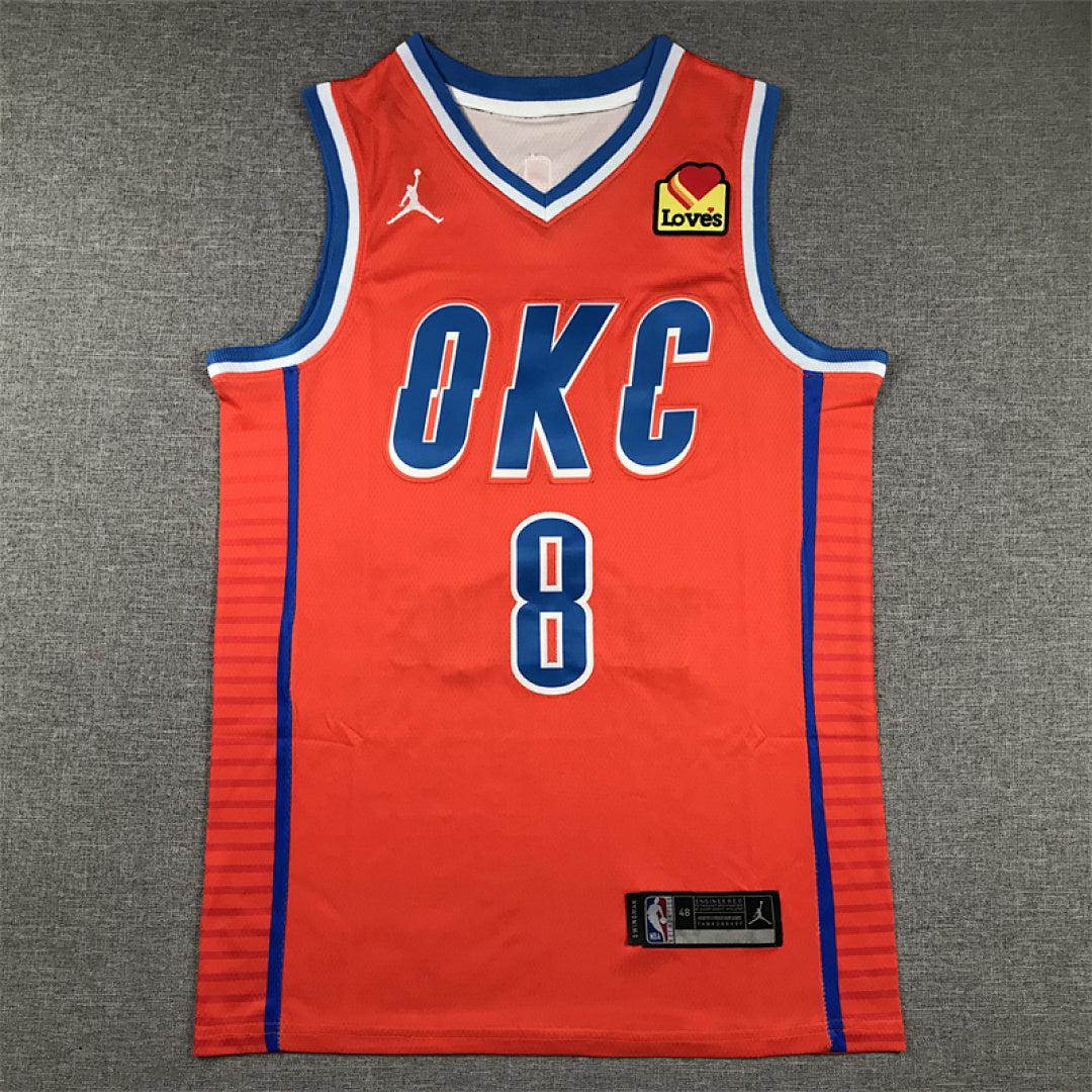 Jalen Williams#8 Statement Edition  Embroidered Jersey