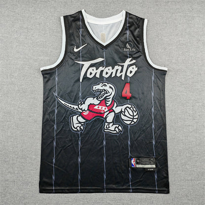 Scott Wayne Barnes Jr. #4 Toronto Raptors City Edition Swingman Embroidered Jersey