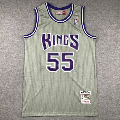 Jason Chandler Williams #55 Sacramento Kings 2000-01 Throwback Embroidered Jersey