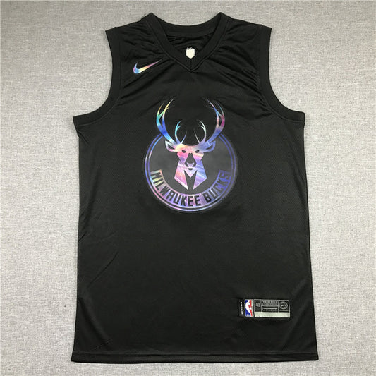 Giannis Antetokounmpo# 34 Milwaukee Bucks City Edition Swingman Embroidered Jersey