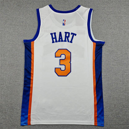 Josh Hart#3 New York Knicks 2026 White City Edition Swingman Embroidered Jersey