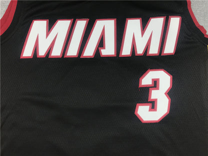 Miami Heat Dwyane Wade #3 City Edition Swingman Set — Embroidered