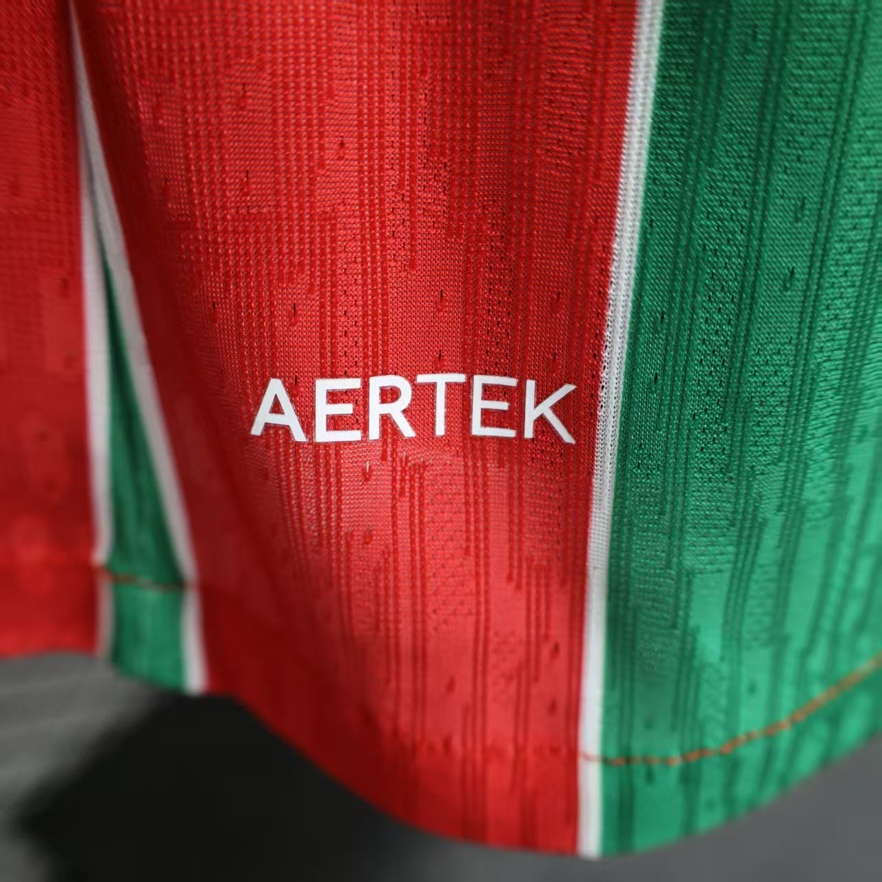 2025-26 Daman Player Version Jersey-Men's Red and Green