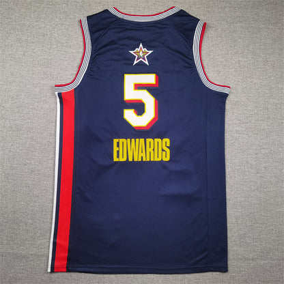 Anthony Edwards #5 All-Star Edition  City Edition Swingman Embroidered Jersey