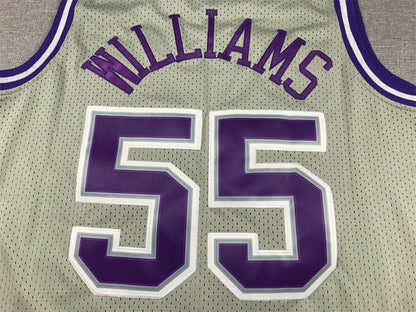Jason Chandler Williams #55 Sacramento Kings 2000-01 Throwback Embroidered Jersey