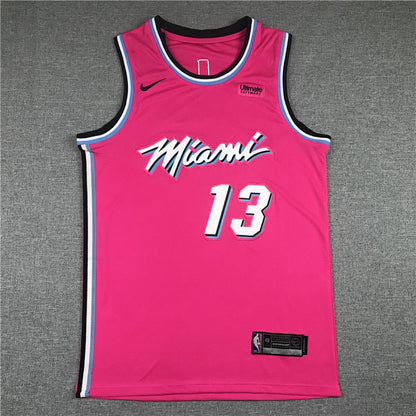 Bam Adebayo# 13 Miami Heat  City Edition Swingman Embroidered Jersey