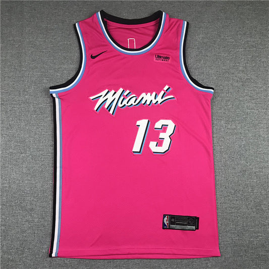 Bam Adebayo# 13 Miami Heat  City Edition Swingman Embroidered Jersey