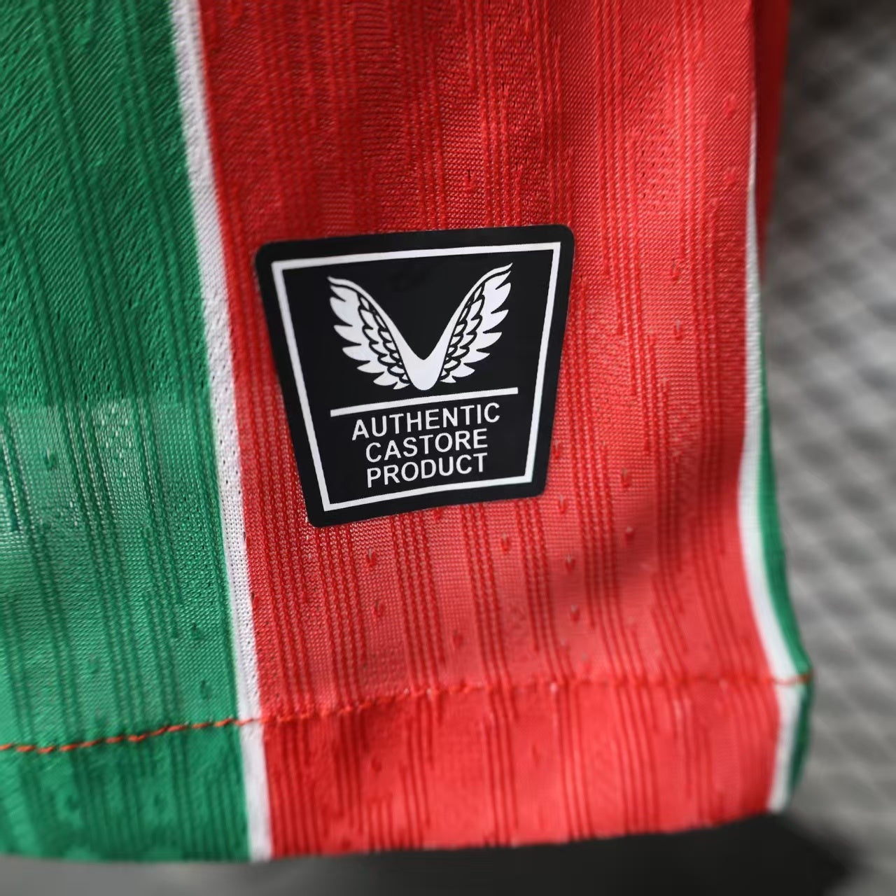 2025-26 Daman Player Version Jersey-Men's Red and Green