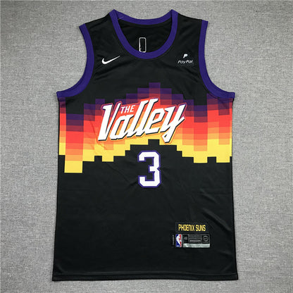 Chris Paul #3 Phoenix Suns Black City Edition Swingman Embroidered Jersey