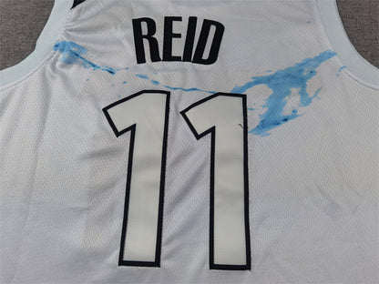 Naz Reid #11 Minnesota Timberwolves 2025 White City Edition Swingman Embroidered Jersey