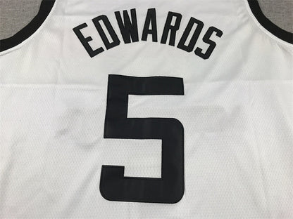 Anthony Edwards #5 Minnesota Timberwolves 2023 City Edition Swingman Embroidered Jersey