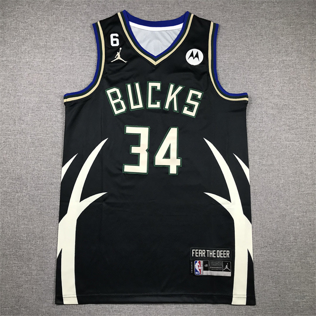 Giannis Antetokounmpo# 34 Statement Edition  Embroidered Jersey