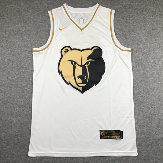 Ja Morant# 12 Platinum Edition  Embroidered Jersey