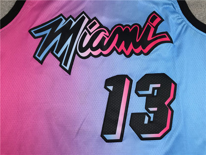 Bam Adebayo# 13 Miami Heat City Edition Swingman Embroidered Jersey