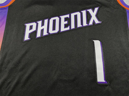Devin Booker #1 Phoenix Suns  Black City Edition Swingman Embroidered Jersey