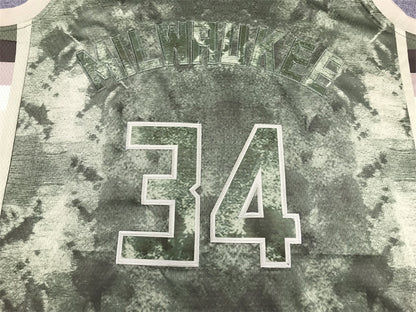Giannis Antetokounmpo# 34 Select Edition  Embroidered Jersey