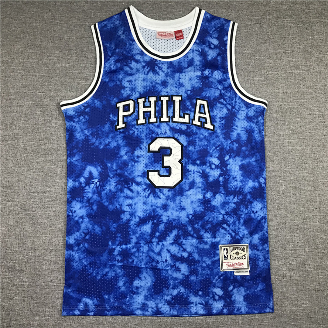 Allen Ezail Iverson #3 Constellation Edition  Embroidered Jersey