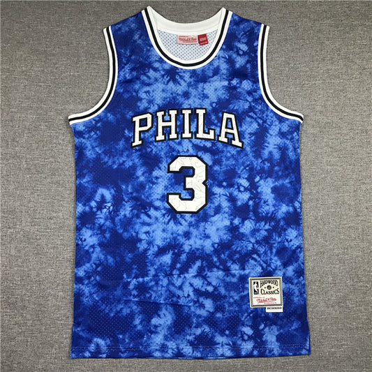 Allen Ezail Iverson #3 Constellation Edition  Embroidered Jersey