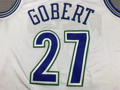 Rudy Gobert #27 Minnesota Timberwolves White City Edition Swingman Embroidered Jersey