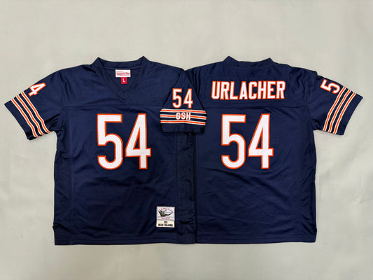 Youth Brian Urlacher Chicago Bears #54 Navy Throwback Jersey