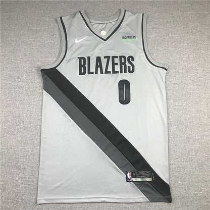 Damian Lillard #0 Portland Trail Blazers City Edition Swingman Embroidered Jersey