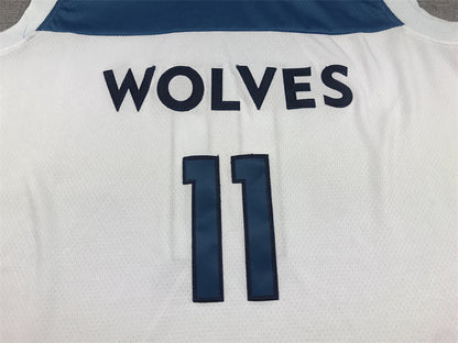 Naz Reid #11 Minnesota Timberwolves White City Edition Swingman Embroidered Jersey