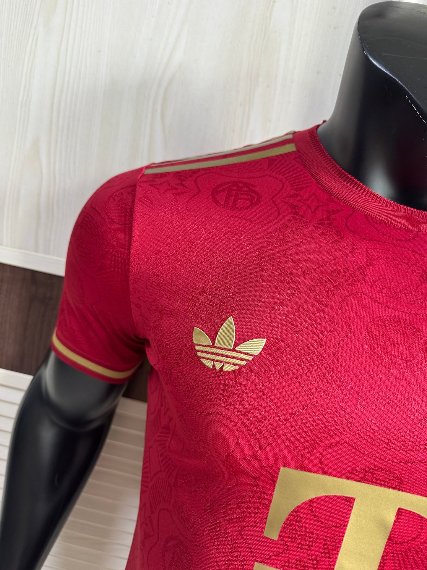 Bayern red 125th anniversary commemorative edition player version jersey
