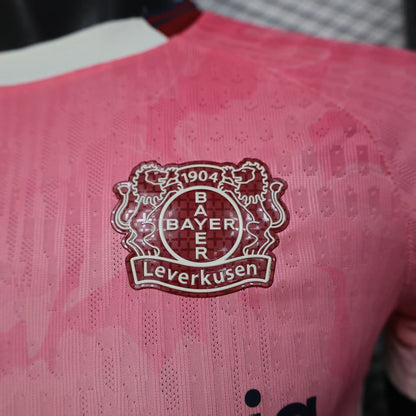 2025-26 Bayer Leverkusen Away Player Edition Jersey-Pink