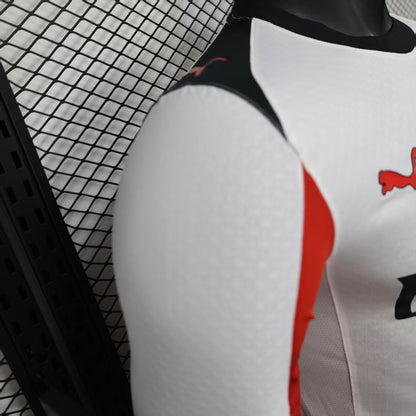 2025-26 AC Milan Away Long Sleeve Player Version Jersey - Men's